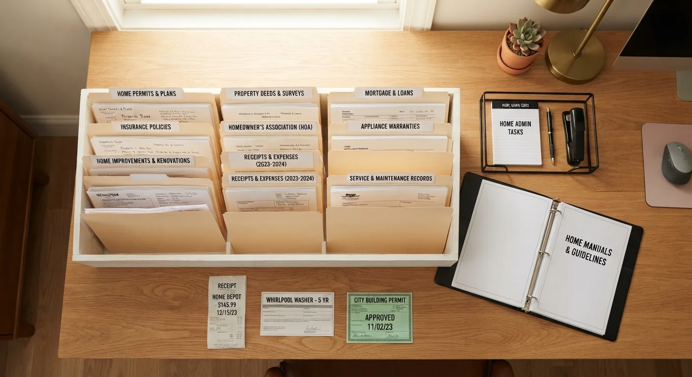 Keeping Good Records as a Homeowner: What to Save and Why