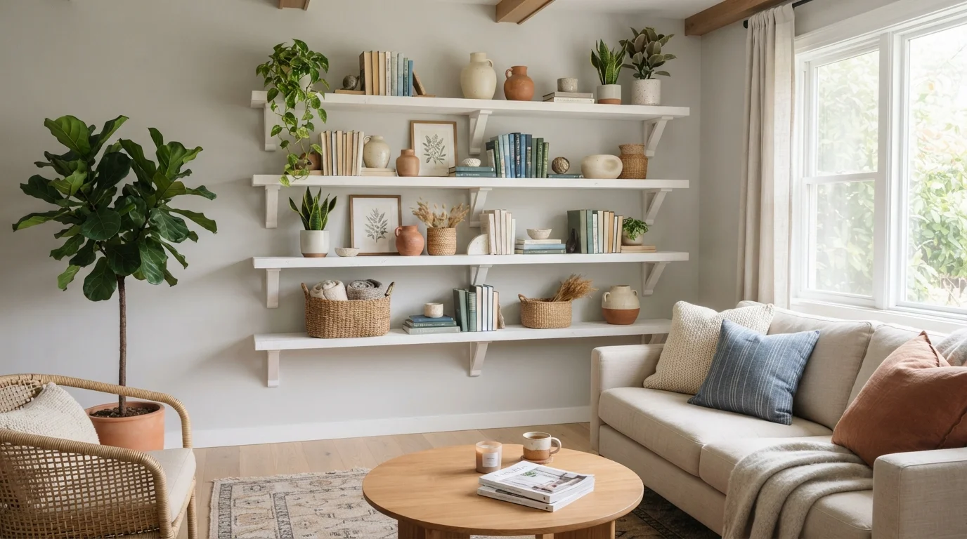 Open Shelving in Living Spaces: The Trade-Offs Worth Knowing Before You Commit