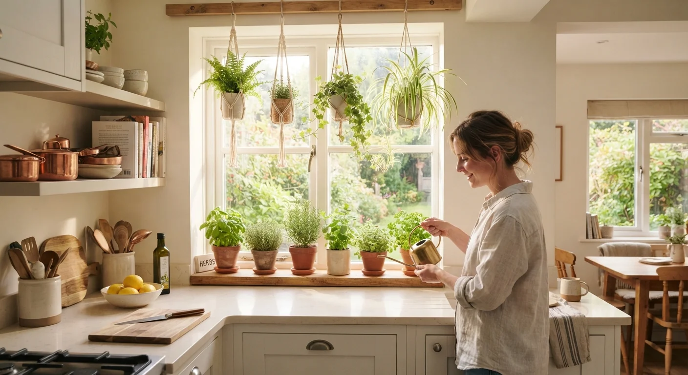 Plants in the Kitchen: Which Varieties Thrive and How to Display Them