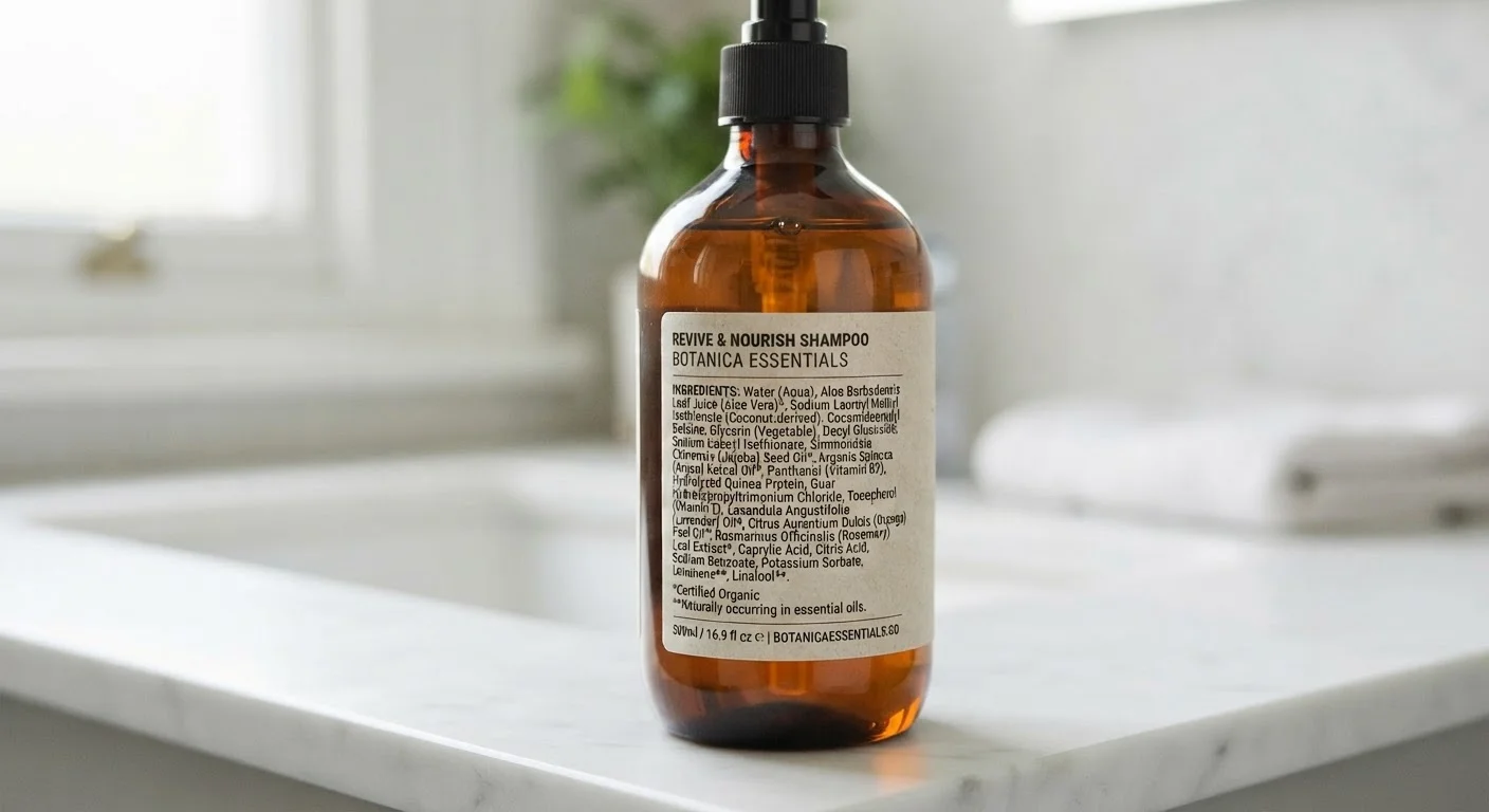 Reading a Shampoo Label: What the Ingredient List Is Actually Telling You