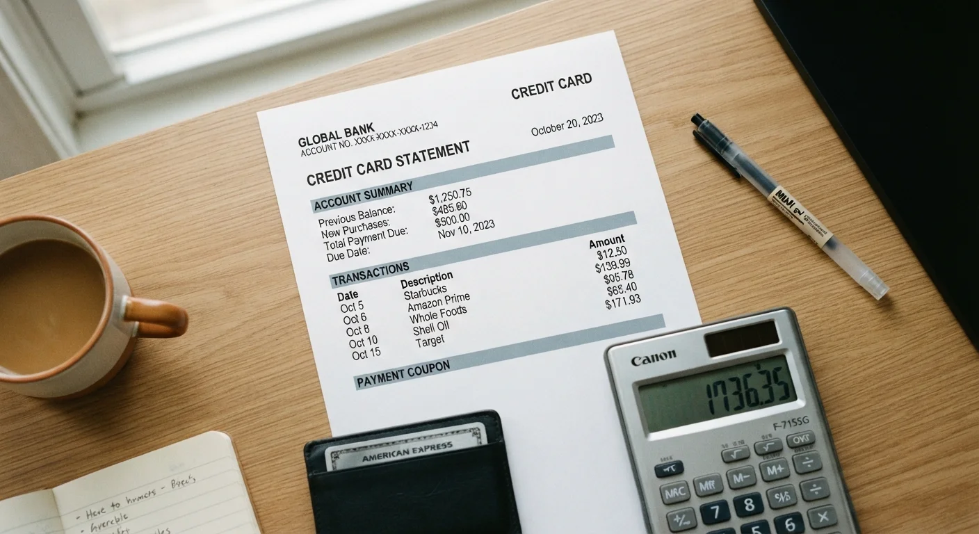 Reading Your Monthly Credit Card Statement Without Missing a Thing