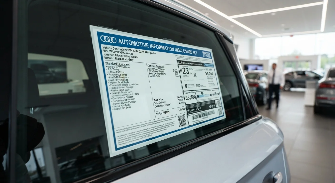 Understanding the Window Sticker: Every Line Decoded