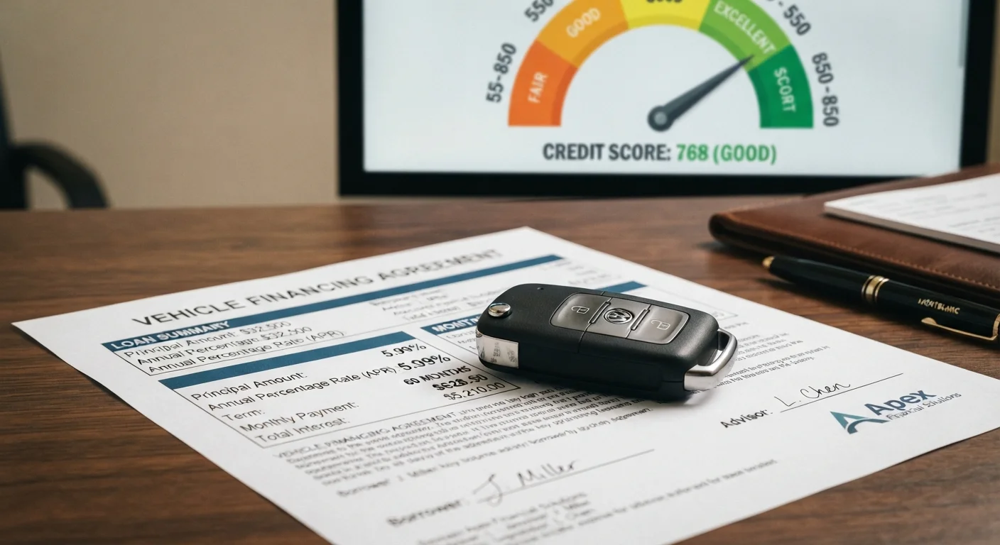 What Your Credit Score Actually Does to Your Auto Loan